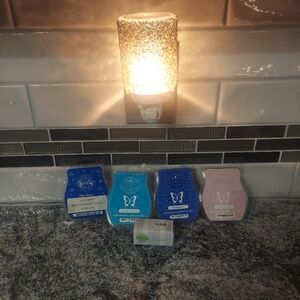 Scentsy wall warmer Sparkle 4 Scented bars Bundle Lot